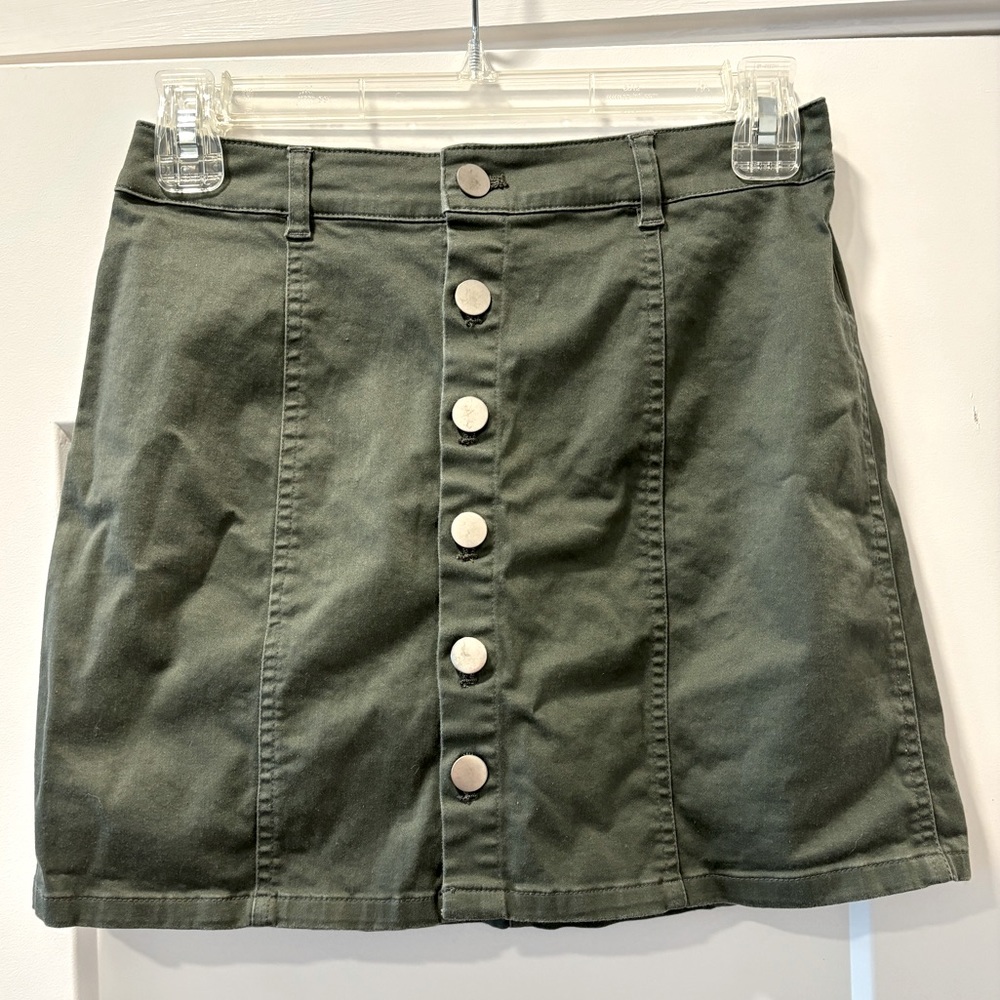 2 for $10 🔥 Button Up Mini Skirt